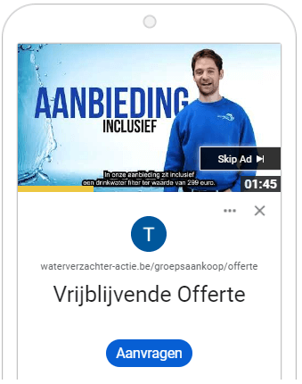 YouTube-advertentie voor Aqua4u