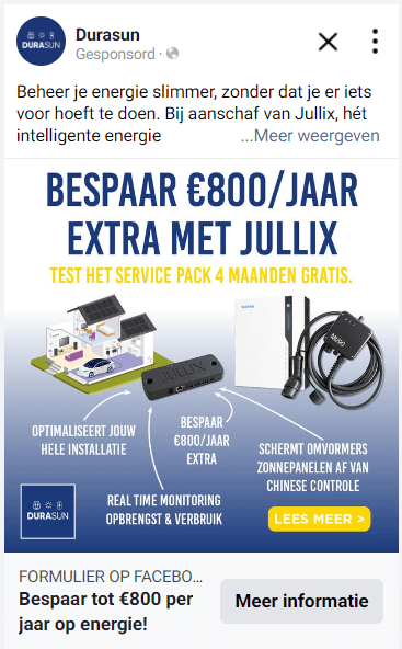 Facebook-advertentie