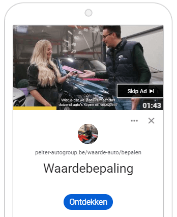 YouTube-advertentie voor Pelter Autogroup